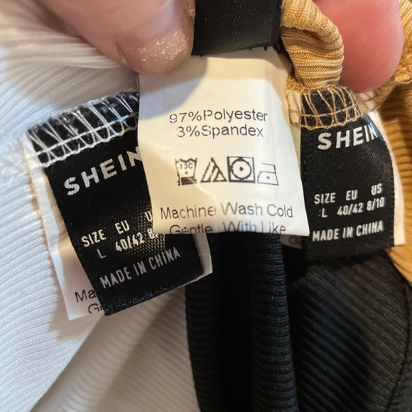 Women Large Three Shein Bodysuits Tank Top Style Undergarments Yoga Swimsuits Ae - Picture 6 of 6